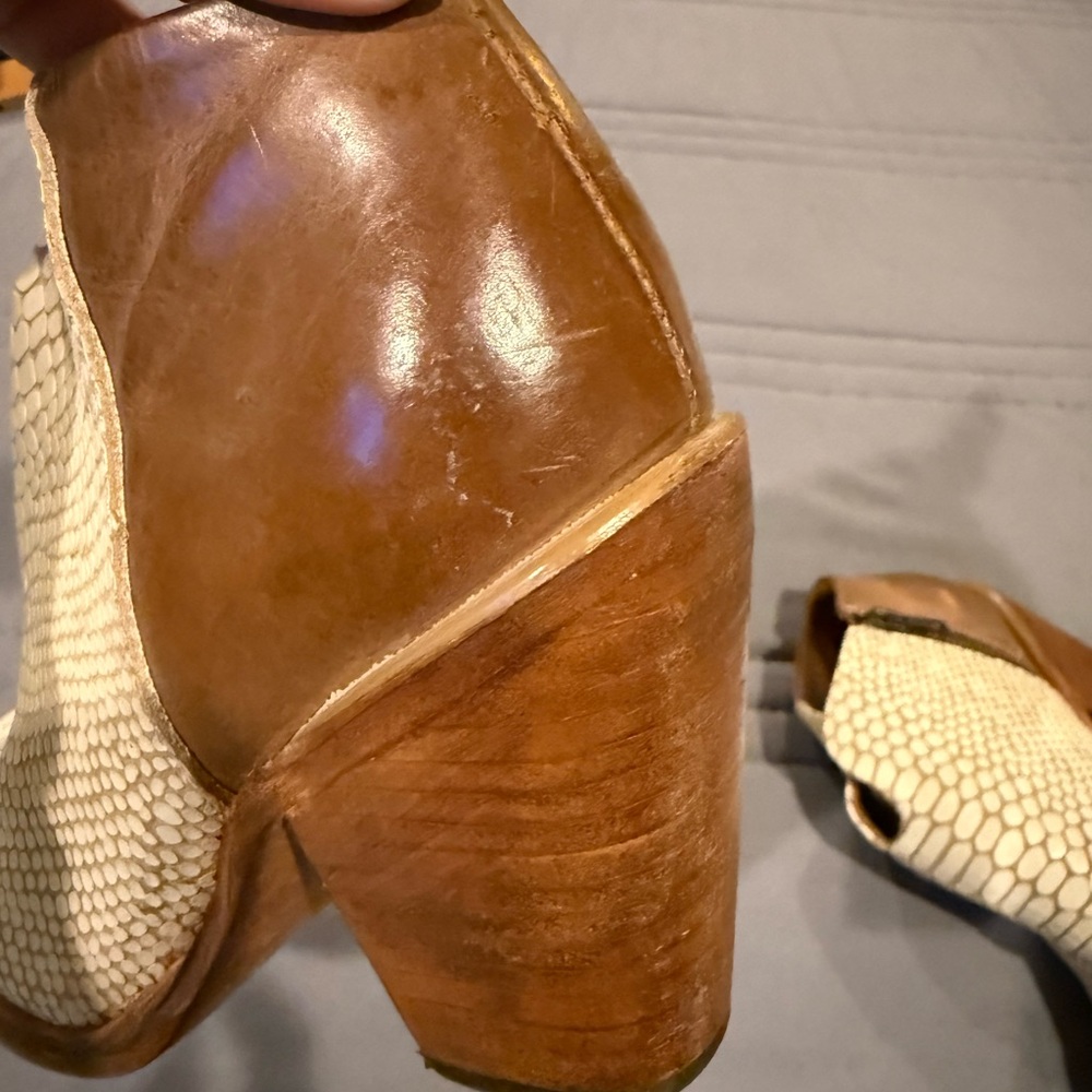FREEBIRD by Steve Madden Detroit snake skin booties - Picture 5 of 7